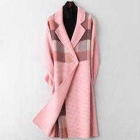 2019冬季新款时尚双面毛呢流行大衣羊毛呢子女士长款外套