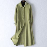 2020春冬时尚新款双面毛呢大衣流行羊毛呢子女士长款外套