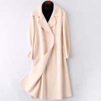 2020春冬时尚新款双面毛呢外套流行羊毛呢子女士长款大衣