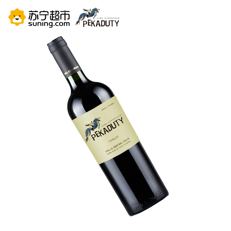 VINA ETERNIDAD 智利原瓶原装进口 赛马手经典梅洛干红葡萄酒 750ml/瓶