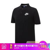 耐克NIKE男装短袖Polo运动休闲运动服829361-010 L 黑色
