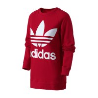 adidas阿迪达斯三叶草运动服大LOGO秋冬季女装长袖卫衣DH3140. 32 DH3140红色