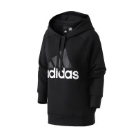 adidas女子卫衣秋冬连帽套头衫加绒休闲运动服BK7060 S DI0125灰色
