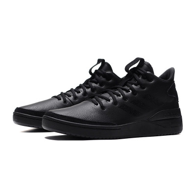 adidas阿迪达斯NEO男鞋板鞋高帮休闲运动鞋G25761 G25761黑色