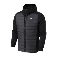 adidas男服羽绒服户外连帽保暖休闲运动服CY8723 L CY8723黑色