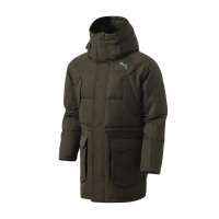 PUMA彪马羽绒服男装休闲羽绒保暖防风外套运动服844652. L 84465215墨绿色