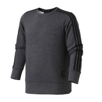 adidas男装卫衣足球皇马圆领套头休闲运动服DP5181 L DP5181灰色