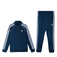 Adidas阿迪达斯三叶草男童装运动休闲服套装4-10岁小童DV2854