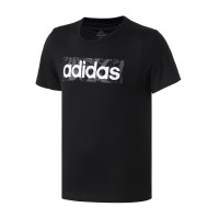 adidas男服短袖T恤新款夏季圆领休闲运动服DV3041