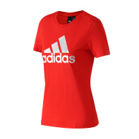 adidas女服短袖T恤新款夏季圆领休闲运动服DW5722