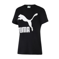 【自营】PUMA彪马女装跑步训练经典LOGO款圆领短袖T恤579406
