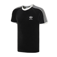 Adidas阿迪达斯三叶草男装跑步训练休闲圆领短袖T恤DX3624