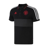 阿迪达斯男服短袖POLO衫足球曼联休闲运动服DP2318