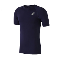 ASICS男服短袖T恤跑步健身训练运动服153479-414
