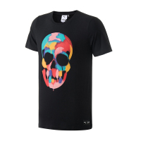PUMA彪马黑标男装运动休闲骷髅涂鸦圆领短袖T恤578226