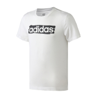 阿迪达斯男服短袖T恤圆领休闲运动服DV3050