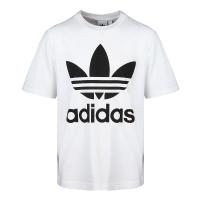 adidas阿迪达斯三叶草运动服男装短袖T恤大LOGO款运动服CW1212