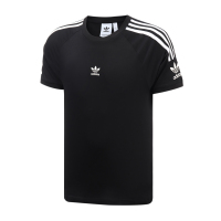 adidas阿迪达斯三叶草男装运动服大LOGO款圆领短袖上衣FL8916