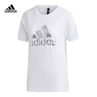 【自营】阿迪达斯女服短袖T恤圆领透气休闲运动服FT2891