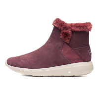 Skechers斯凯奇女鞋休闲鞋运动鞋毛里短靴保暖雪地靴14635