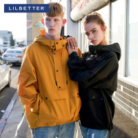 Lilbetter男士夹克 春装连帽休闲学生外衣欧美街头潮牌帅气外套男