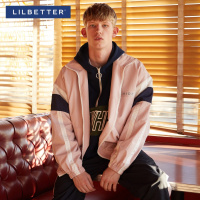 Lilbetter外套男 春季2018新款嘻哈潮流学生外衣翻领宽松男士夹克