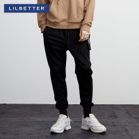 Lilbetter束脚裤男 韩版修身九分裤弹力收口运动裤休闲男士哈伦裤