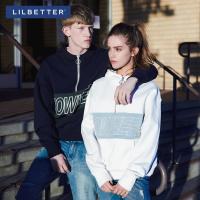 Lilbetter卫衣男 春季连帽bf风上衣宽松情侣装套头卫衣男士外套潮