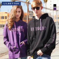 Lilbetter嘻哈卫衣男 春季纯棉连帽宽松上衣潮牌情侣装帅气帽衫LB