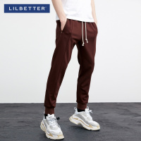 Lilbetter男士束脚裤 时尚潮牌哈伦裤收口运动卫裤小脚休闲裤男LB