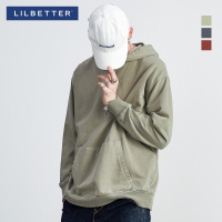 Lilbetter连帽卫衣男 春季潮牌套头长袖帽衫嘻哈欧美街头男士上衣