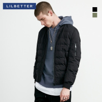 Lilbetter男士羽绒服轻薄 冬天轻便立领外套潮牌修身日系羽绒衣男