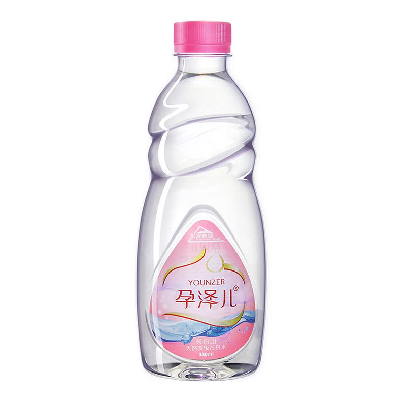 孕泽儿长白山天然麦饭石泉水330ml*24瓶/箱图片