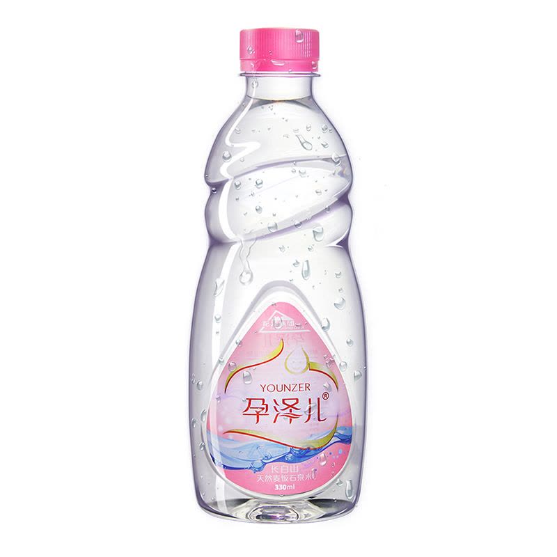 孕泽儿长白山天然麦饭石泉水330ml*24瓶/箱图片