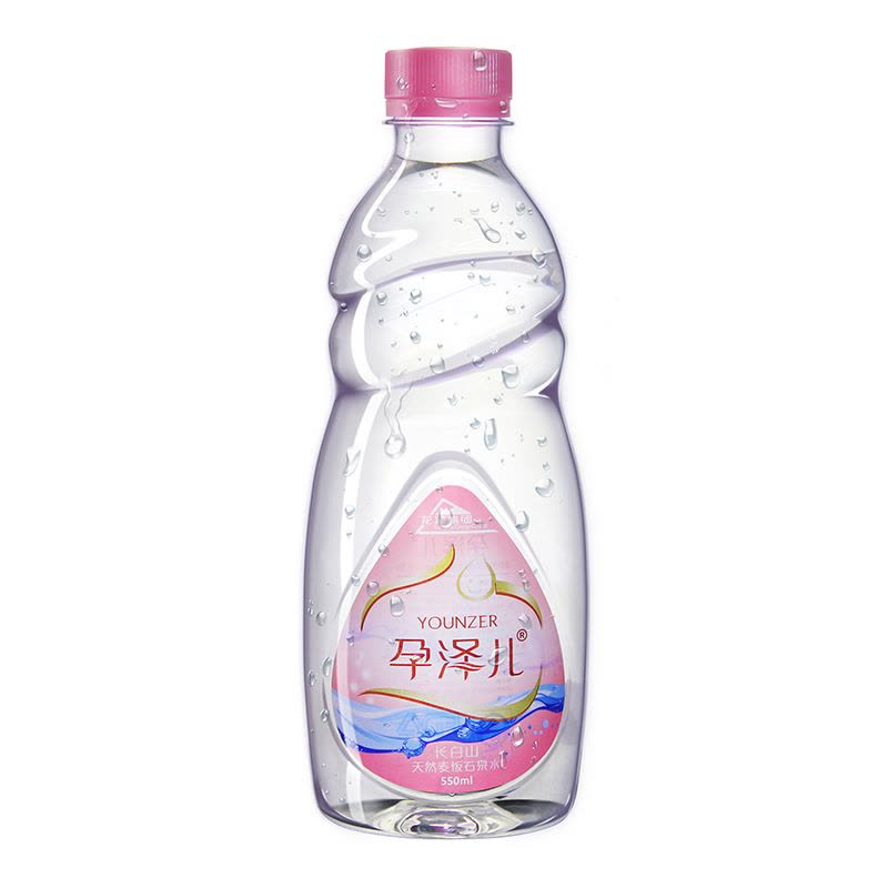 孕泽儿长白山天然麦饭石泉水550ml*12瓶/箱图片