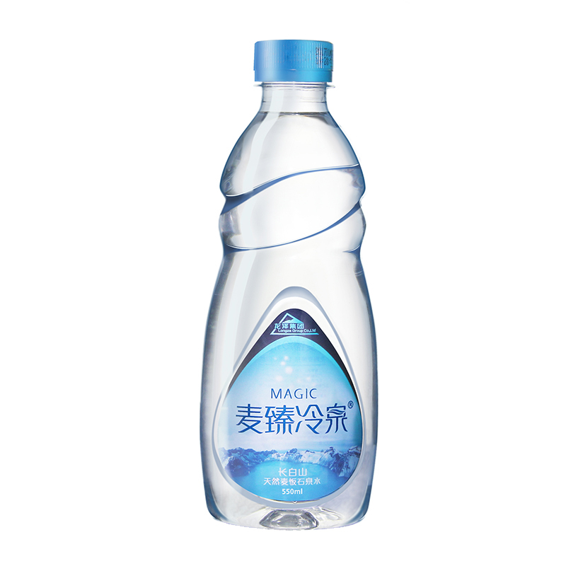 麦臻冷泉 长白山矿泉水 天然麦饭石山泉水550ml*12瓶 整箱