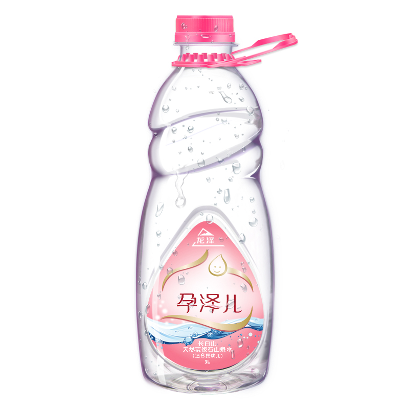 孕泽儿天然麦饭石山泉水(适合婴幼儿)3L*4瓶/整箱