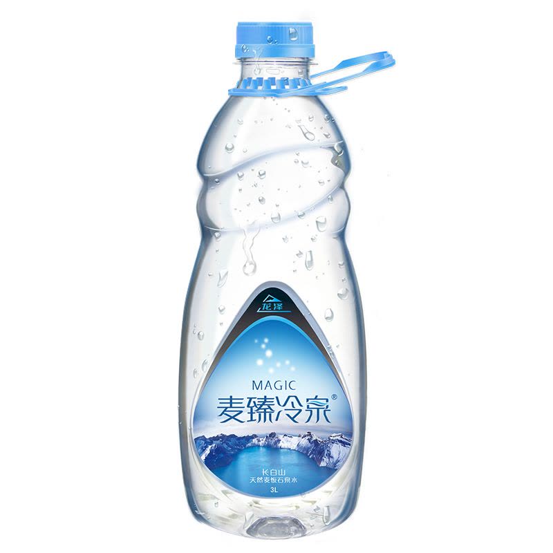 长白山麦臻冷泉矿泉水天然麦饭石山泉水3L*4瓶/整箱图片