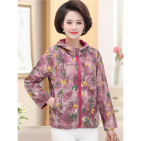 媛宿(YuanSu)2018新款中老年秋装外套女妈妈装春秋休闲开衫40-50岁气质上衣潮6449
