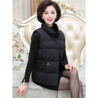 媛宿(YuanSu)中老年女装秋冬马甲保暖短款坎肩40岁50妈妈装冬装大码马夹外套6625