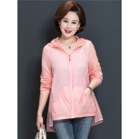 媛宿(YuanSu)春装防晒衣女装户外轻薄皮肤衣防紫外线速干防晒服春夏装百搭开衫6905