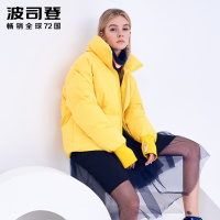 波司登短款羽绒服女式2018时尚宽松女冬装外套厚B80142582DS