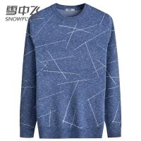 SNOW FLYING/雪中飞男士简约百搭套头针织衫X90632059F
