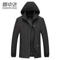 2019春秋季新款中年男士外套休闲夹克