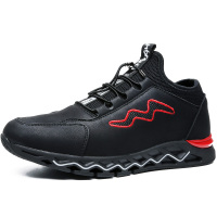 策霸CEBA休闲2019款韩版男鞋潮流板鞋百搭男士运动鞋户外轻便跑步鞋加绒保暖棉鞋男