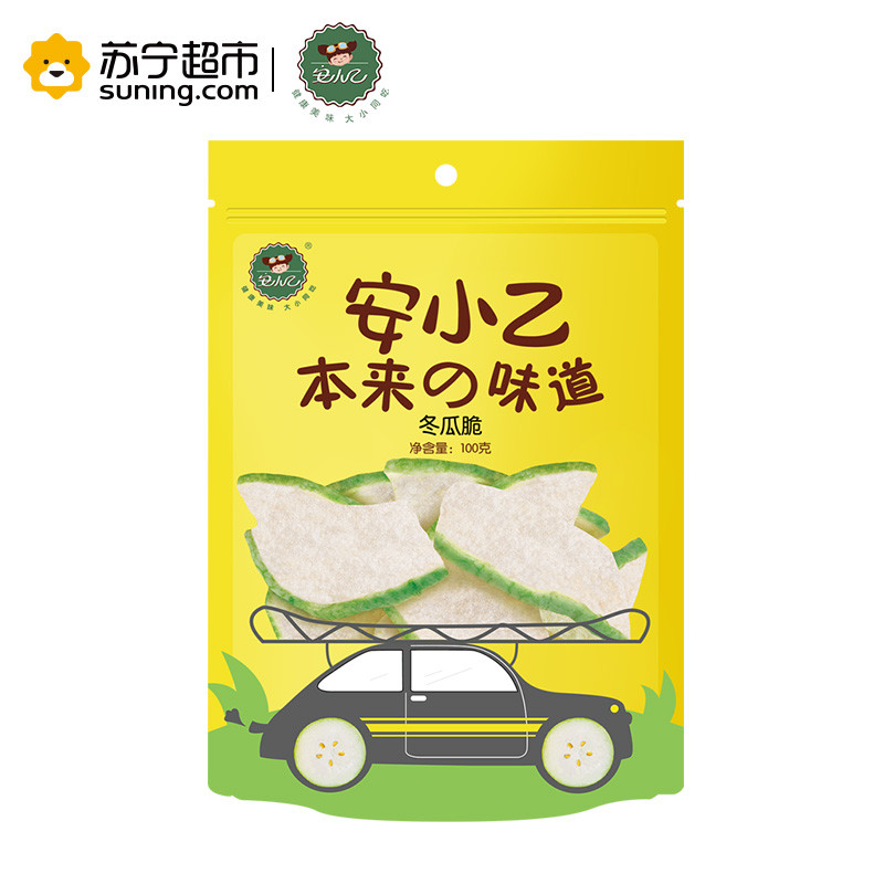 安小乙冬瓜干脆片100g即食果蔬菜干零食品小吃