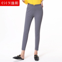 2018夏季新款彩色紧身小脚休闲九分打底裤女清仓0398ME