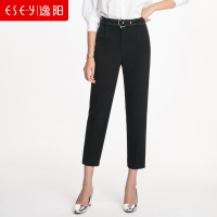 2018秋季新款哈伦裤女韩版小脚西装裤烟管萝卜裤长裤70252