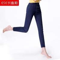 2018春装季新款高腰弹力百搭显瘦紧身小脚牛仔裤铅笔女裤子