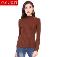 秋冬圆领套头毛衣针织衫WDF70560
